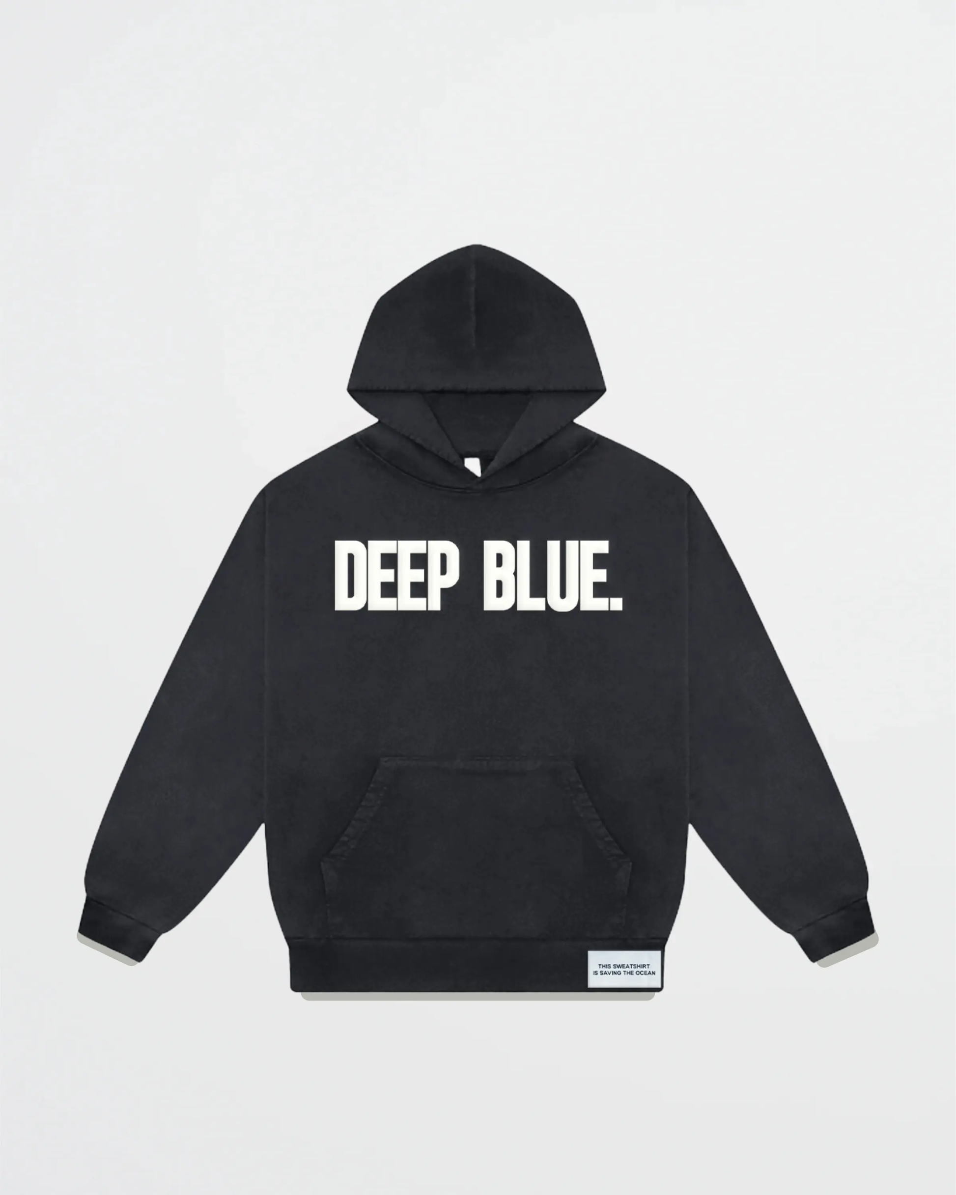 THE BLACK INK HOODIE - Deep Blue.