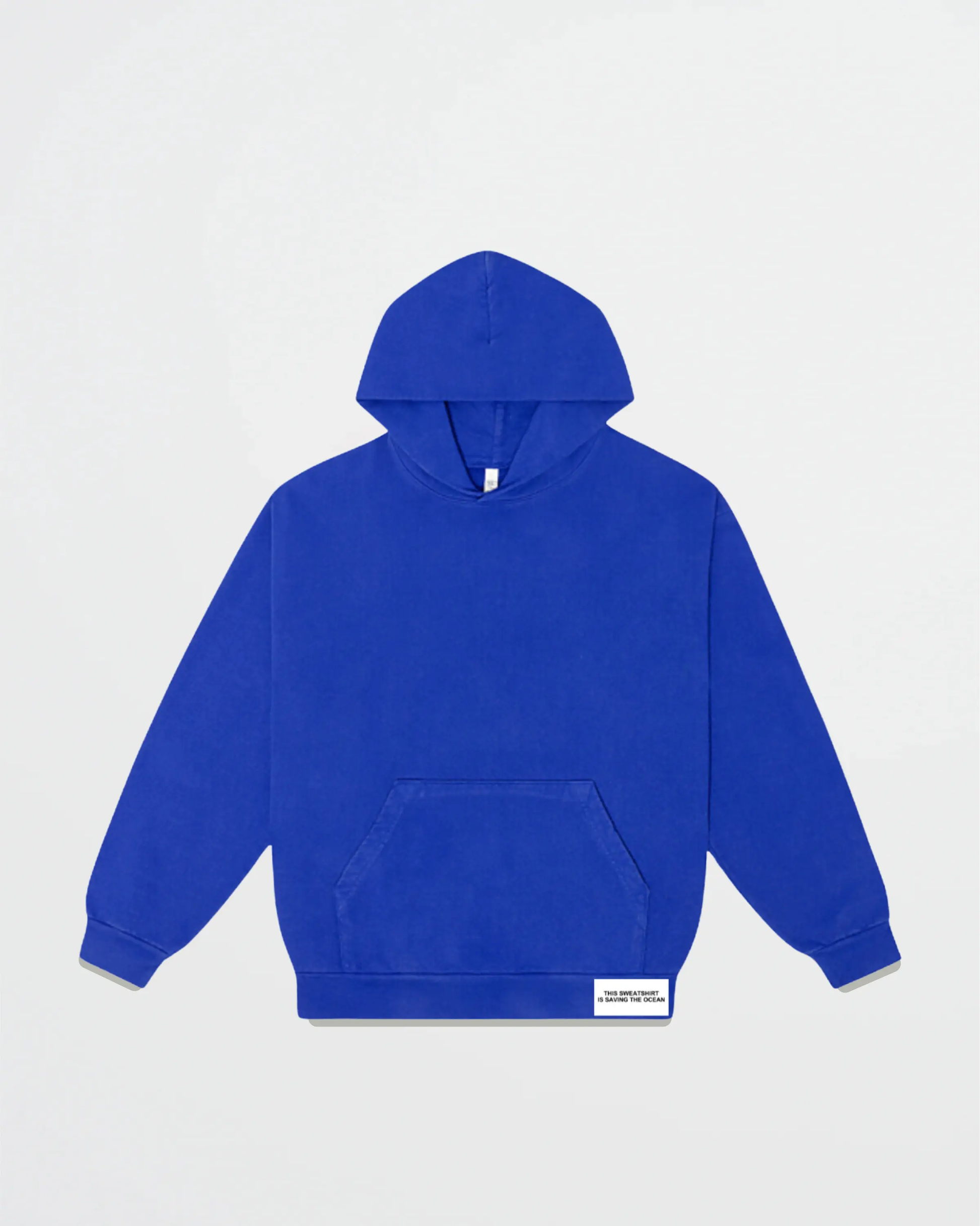THE COBALT SAVE THE OCEAN HOODIE - Deep Blue.
