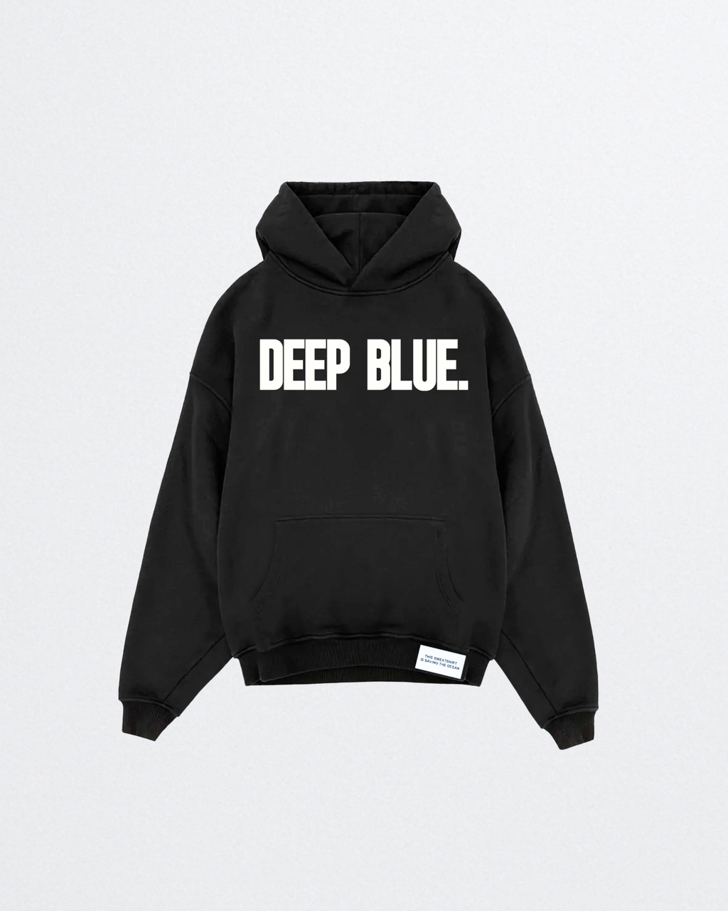 THE BLACK INK HOODIE Deep Blue