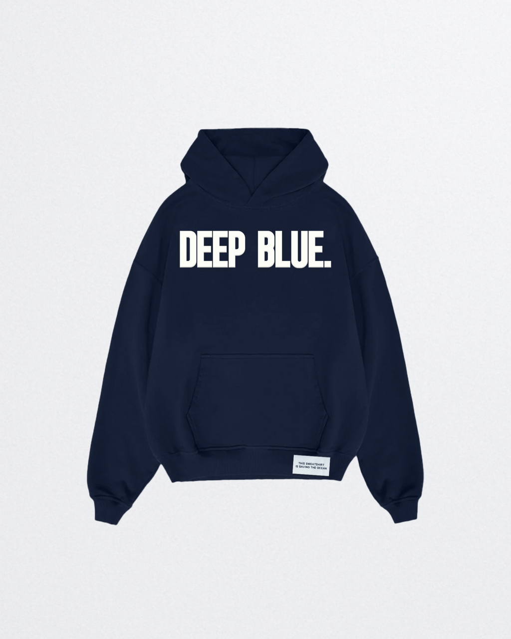 THE NAVY HOODIE Deep Blue