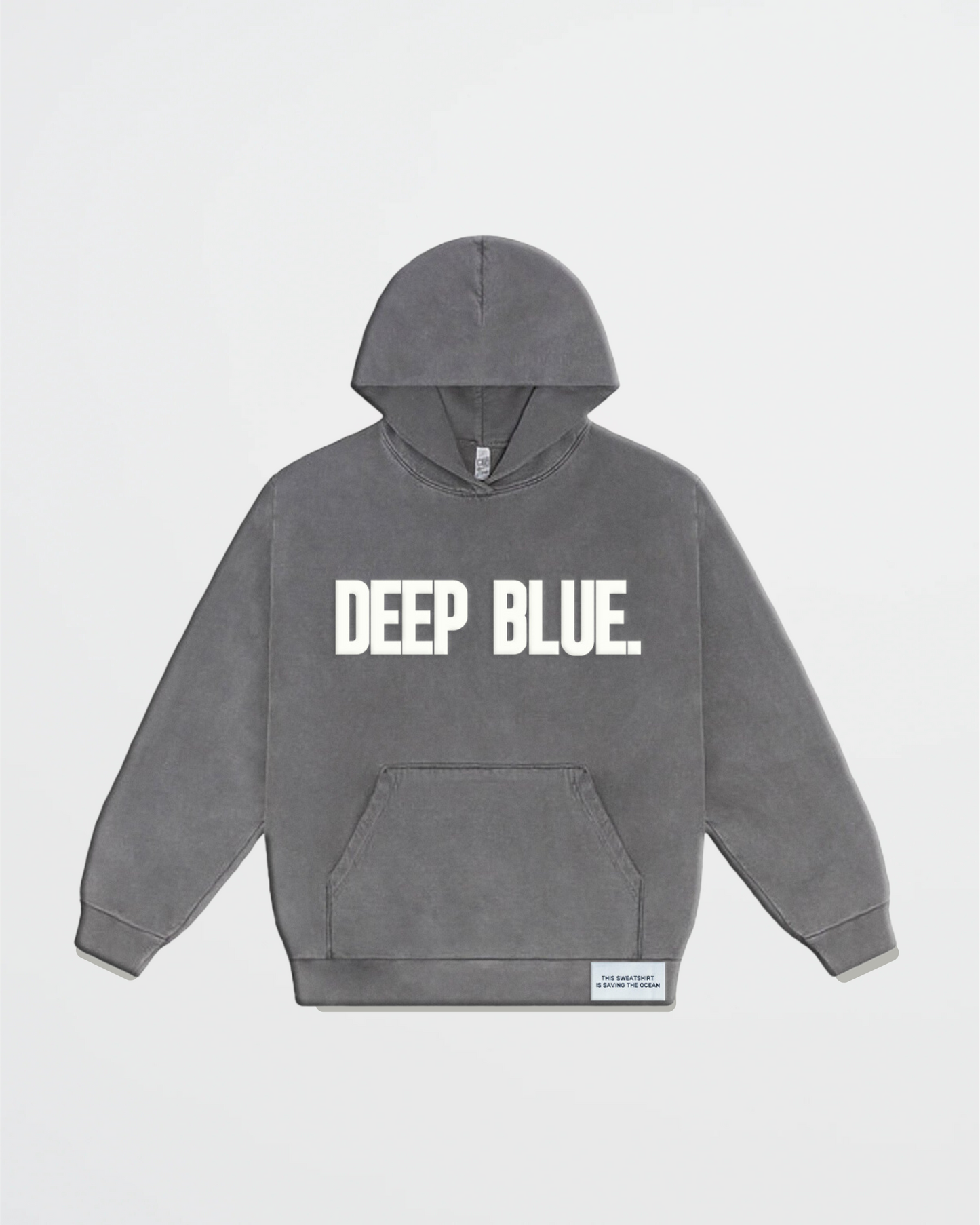 The Twilight Hoodie by Deep Blue Sustainable Women s Sweatshirt in Recycled Cotton Deep Blue