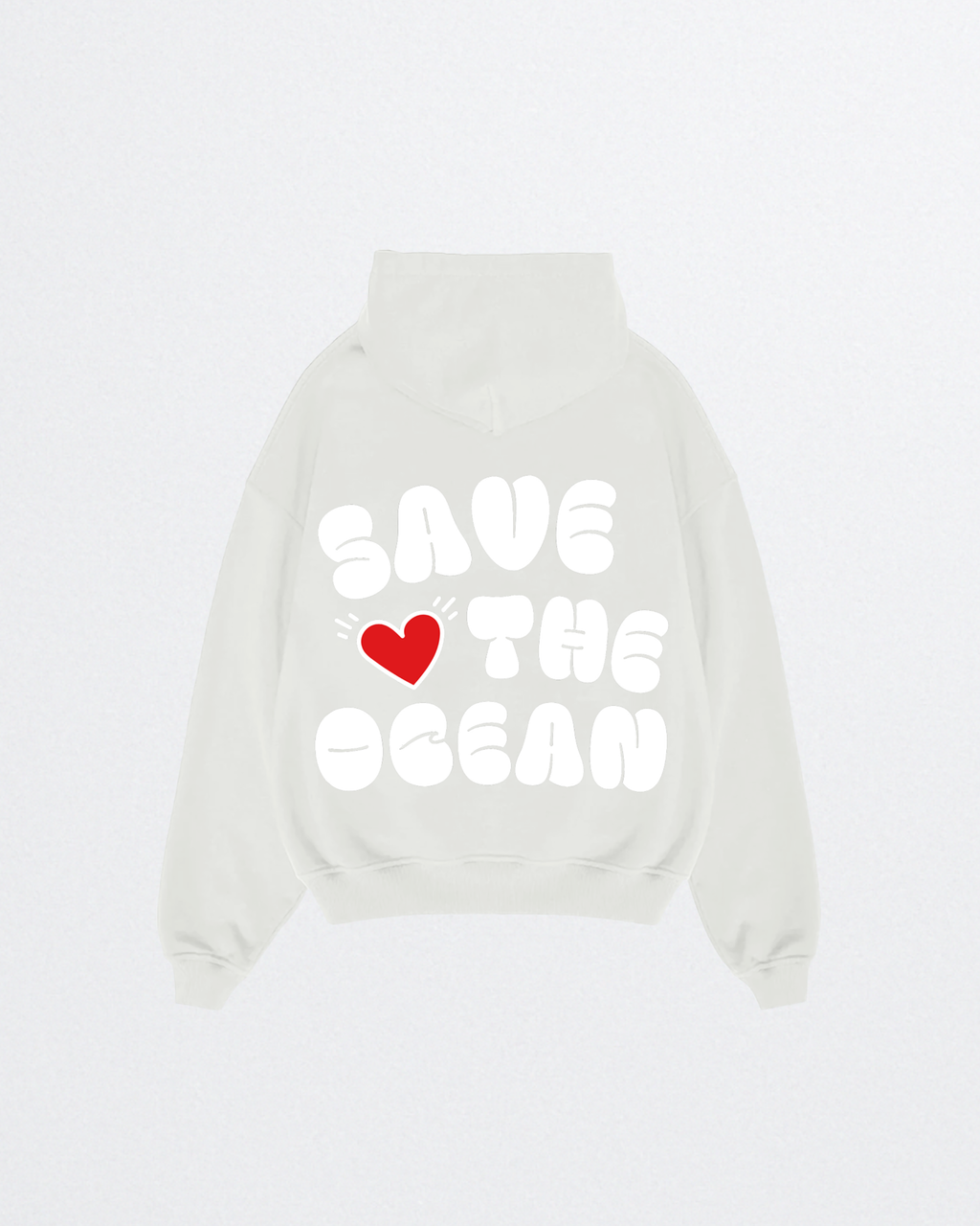 THE FOAM SAVE THE OCEAN HOODIE Deep Blue.